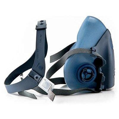Dust masks and respirators from 3M, blue color - M size