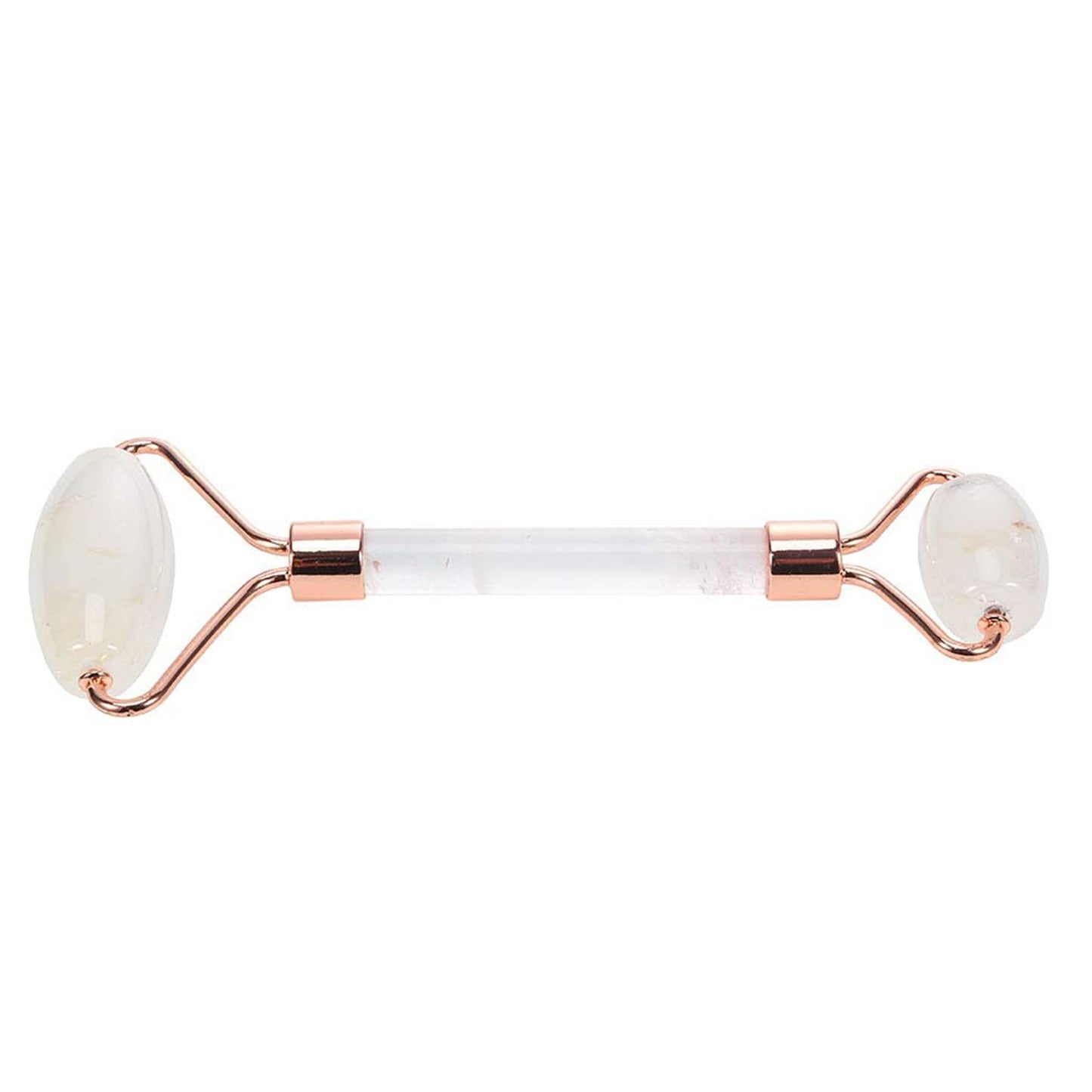 C CRYSTAL LEMON White Natural Face Roller, Jade Gua Sha Sculptor for Aging Wrinkles and Puffiness - Natural White Facial Roller Guasha Tool - Premium Jade Face Roller Cold Roller for Face - Medaid International