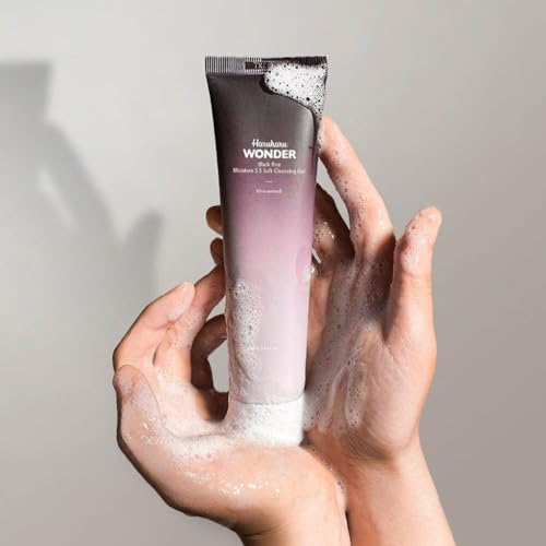 HARUHARU wonder Black Rice Moisture 5.5 Soft Cleansing Gel, Gentle Daily Cleanser, Low 5.5pH, Moisture Balance, Soap Free, For Sensitive Skin, Holiday Stocking Stuffer, Vegan, Cruelty-Free, 3.4 fl.oz - Medaid International
