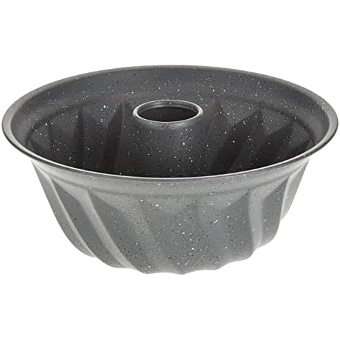 Granite Round Cake Form, 24 cm Grey Marble