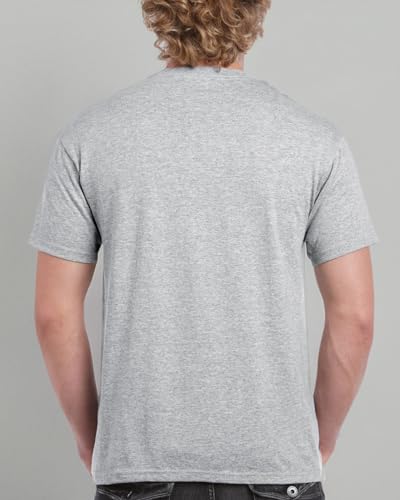 Gildan Adult Ultra Cotton T-Shirt, Style G2000, Multipack, Sport Grey (2-Pack), 5X-Large - Medaid International