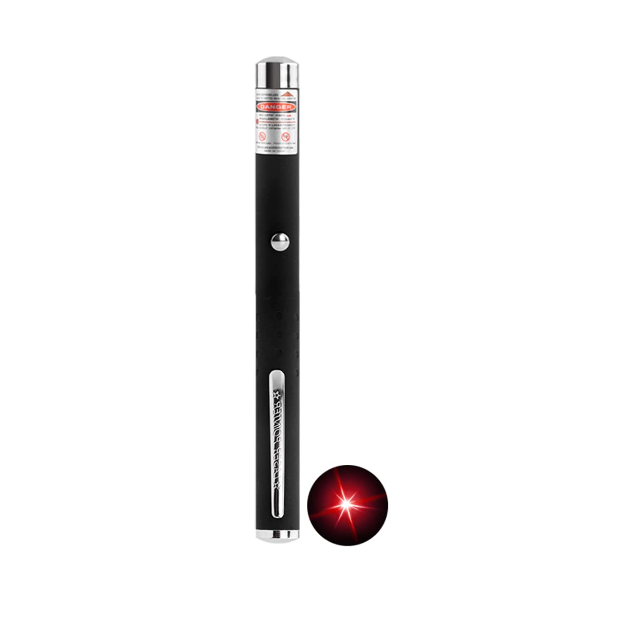 CHUQIANTONG Laser Pointer Cat Toys Red Laser Presentation Remotes for Indoor Classroom Interactive Teaching (Red, Without Battery 1 Pack) - Medaid International