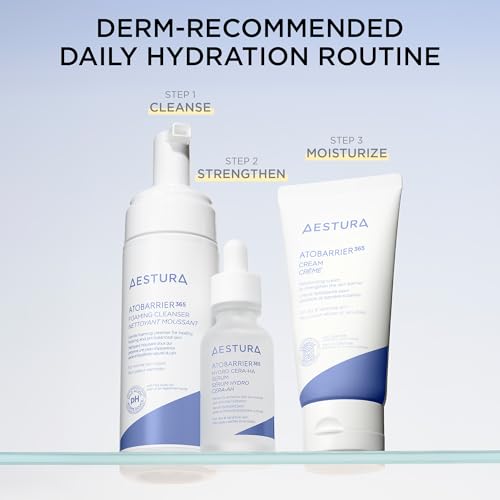 AESTURA ATOBARRIER365 Cream with Ceramides, Korean Face Moisturizer for Barrier Repair | 120H lasting Hydration, Ceramide Capsules, Dry & Sensitive Skin, Non-comedogenic, 80 mL / 2.70 fl.oz. - Medaid International