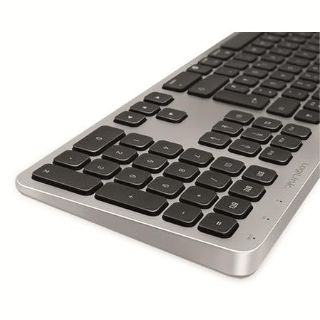 Logilink - Bluetooth Multi-Device Keyboard, Pairs 3 Devices, Minimalist Design