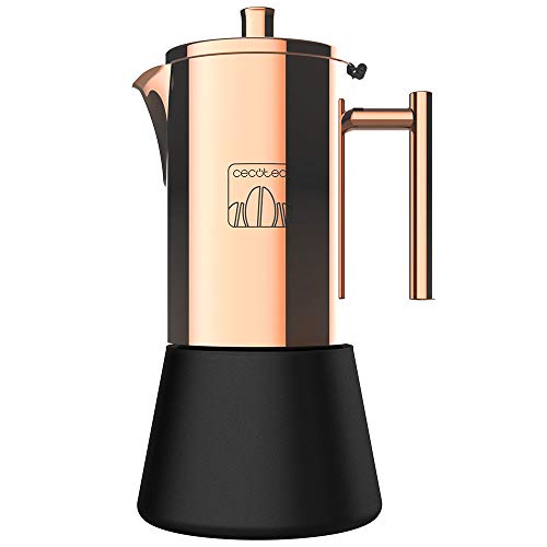 Cecotec - Stainless Steel Italian Coffee Maker for Gas, Electric & Ceramic, 2 Cups