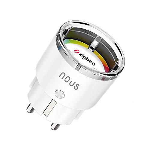 Nous - A1Z ZigBee Smart Socket, 16A, Energy Monitoring, Voice Control, Timer
