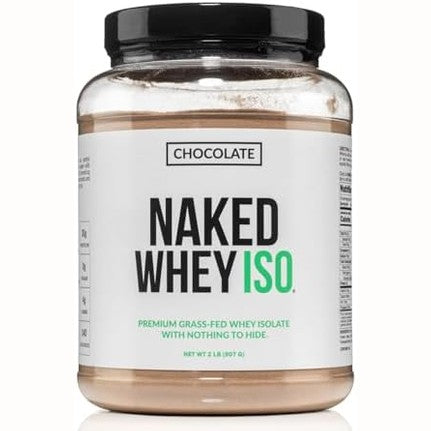NAKED Whey Isolate Protein - Only 2 Ingredients, 30g Grass-Fed Protein, Zero Carb, Unflavored, Undenatured, Non-GMO, No Soy, Gluten-Free, No Preservatives - 28 Servings|B0DJ3KYNQ5