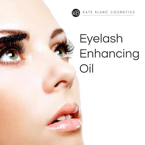 Kate Blanc Cosmetics Castor Oil Organic for Hair, Lashes, Face (2oz), 100% Pure, Cold Pressed, Hexane Free. Eyelash Serum for Thicker-Looking Eyelashes & Eyebrows - Medaid International