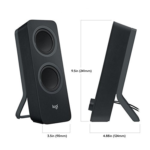 Logitech Z207 - Altifalantes - para PC - Canal 2.0 - sem fios - Bluetooth - 5 Watt (Total) - Preto - Medaid International