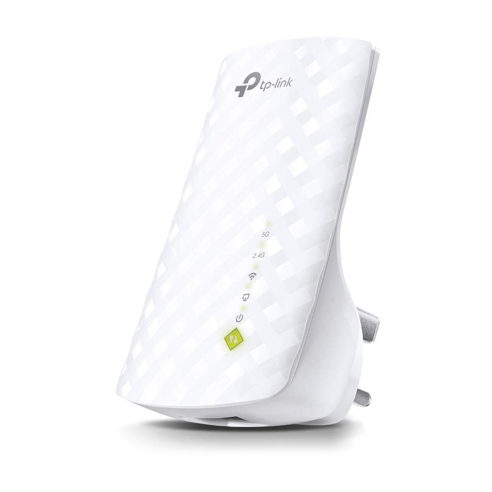 TP-Link AC750 Universal Dual Band Range Extender, Broadband/Wi-Fi Extender, Booster/Hotspot with Ethernet Port, Plug and Play, Smart Signal Indicator - Medaid International
