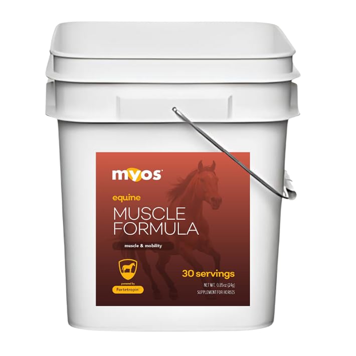 MYOS Equine Muscle Formula - 30 Servings Bucket with Individual Serving Paks - Medaid International