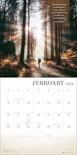 Wanderlust 2026 Wall Calendar: Trekking the Road Less Traveled - Medaid International