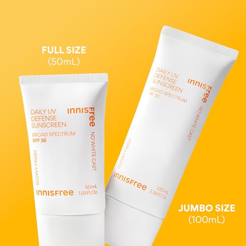 Innisfree Daily UV Defense SPF 36 – Korean Face Sunscreen, Invisible Finish, Broad Spectrum, No White Cast, Lightweight, Hydrating - Medaid International