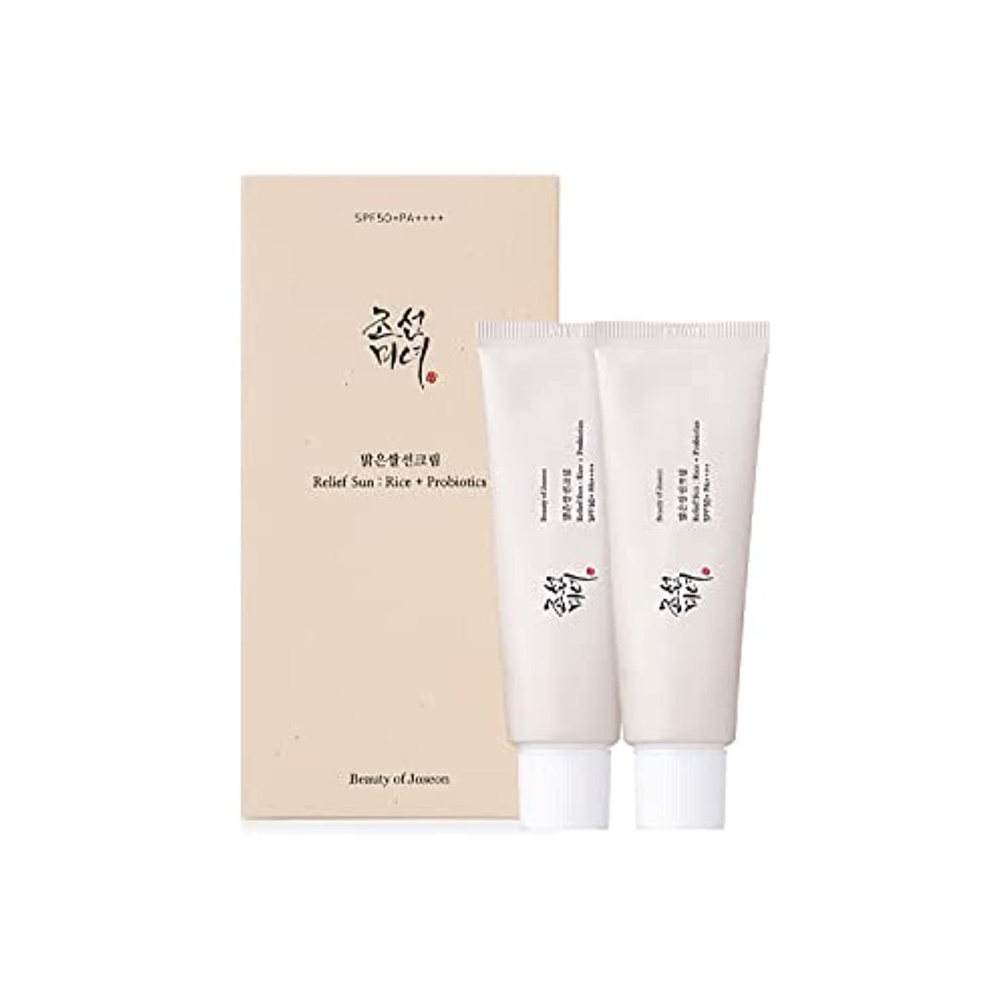Double-Pack Beauty of Joseon Relief Sun Rice + Probiotics (50ml x 2) Organic sunscreen - Medaid International