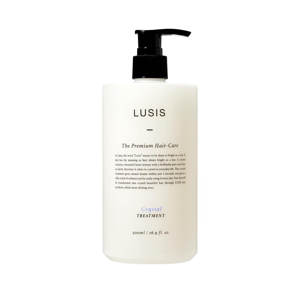 LUSIS, Crystal Hair Treatment, Conditioner, Silky and Moisture Rich Hair Clinic, Floral Scent, 500ml - Medaid International