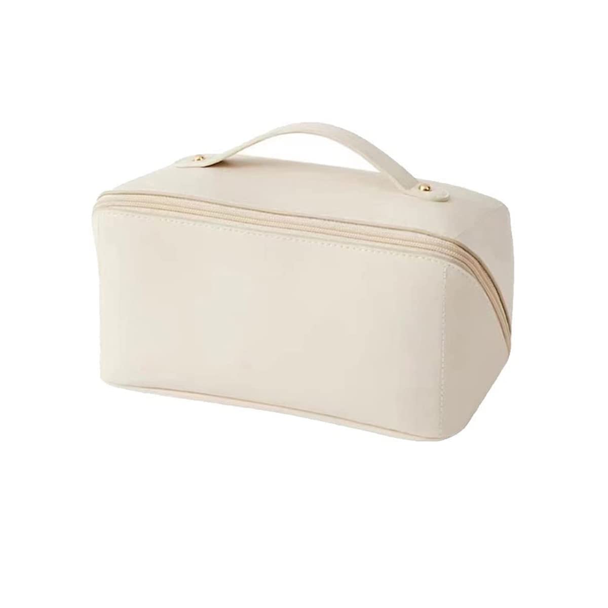 KASTWAVE Large Capacity Travel Cosmetic Bag, Makeup Bag Travel Cosmetic Bag, Travel Cosmetic Bags for Women, Cosmetic Travel Bags for Women, Travel Cosmetic Bags for Toiletries (White)