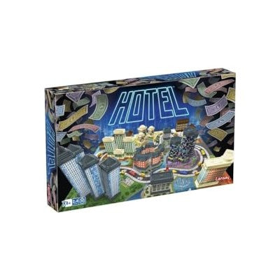 Lansay - 75021 Hotel-Edition De Luxe Board Game for Ages 8+, French Edition