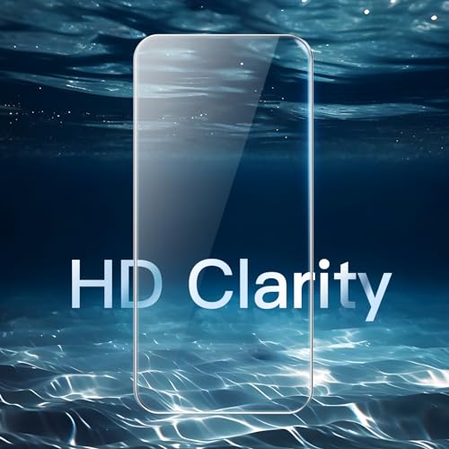 JETech - Tempered Glass Screen Protector for iPhone 15 Pro Max, HD Clear, Easy Installation, Case-Friendly, 3-Pack