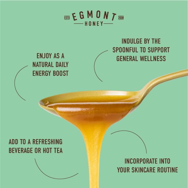 Egmont Honey Raw Manuka Honey MGO 85+ UMF 5+ 17.6oz (500g) NON-GMO, Kosher, Recycled plastic jar, Traceable 100% Pure Authentic New Zealand Honey, UMF & MGO Certified - Medaid International