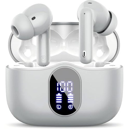 Btootos - Wireless Earbuds Bluetooth 5.3, Noise Cancelling Mic, IP7 Waterproof, 36H Playtime