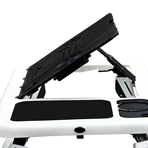 Tempo Di Saldi - Folding Tablet Table with Fans, Notebook Rest, Compact Design