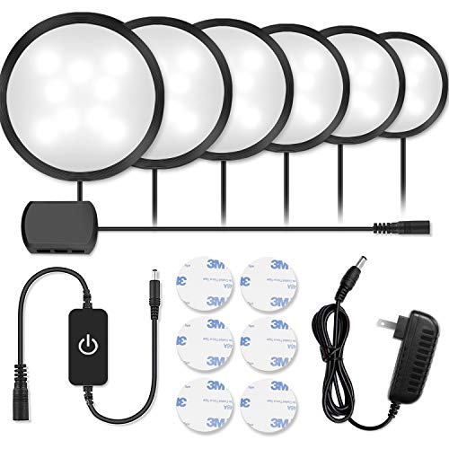 Ygs-Tech - LED Under Cabinet Lighting Kit, 1020 Lumens, 5000K Daylight, Touch Dimming