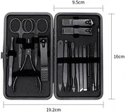 PINK Manicure Set Nail Clippers Tools Household 18Pcs , Tool Kit for Men and Women