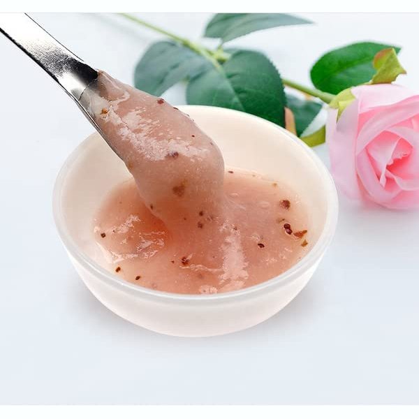 Vajacial Jelly Mask Peel-Off Bikini, Jelly Mask Underarms Area Peel Mask - Bulgarian Rose with Pieces of Rose- Professional Size 23oz by Sugaring NYC - Medaid International