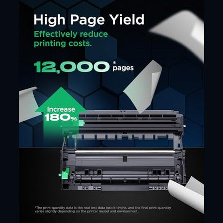 Timink - DR2400 Drum Unit for Brother Printers, High Yield, Easy Installation
