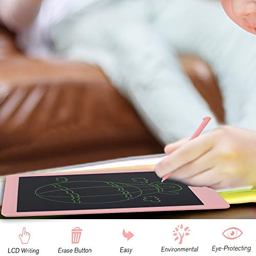 Damavo - 10 Inch LCD Writing Tablet with Lock Button, Doodle Board for Kids & Adults