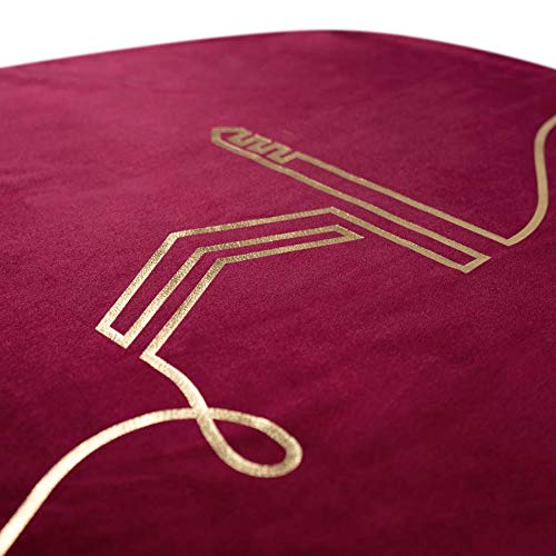 TAKVA EasiClean™ Indoor Prayer Mat | Kaaba Collection (ComfitPlus, Kaaba Maroon) Padded Memory Foam Prayer Rug, Muslim, Islamic Prayer Rugs - Medaid International