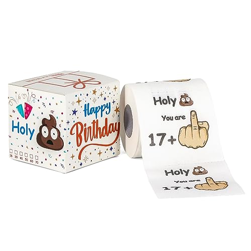 Wenmthg - Funny 3-Ply Toilet Paper Roll for 18th Birthday Prank Gifts