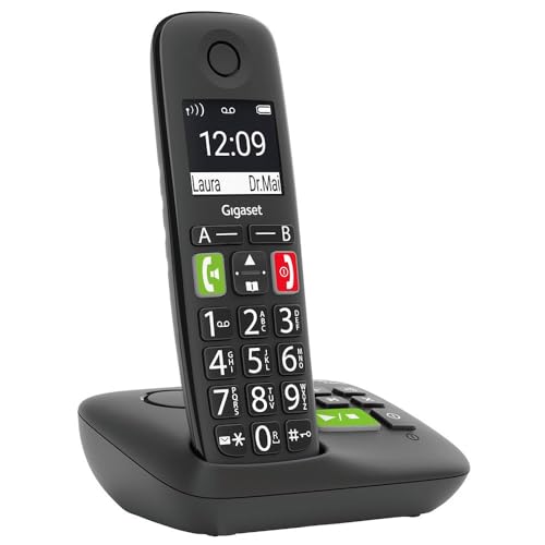 Gigaset - E290A Home Phone with Adjustable Volume, Amplifier Function, and Clear Sound Quality