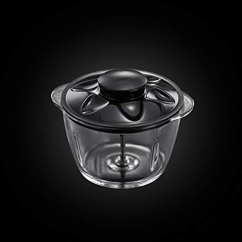 Russell Hobbs - Mini Electric Food Chopper, 500ml Glass Bowl, Steel Blade, One Button Operation