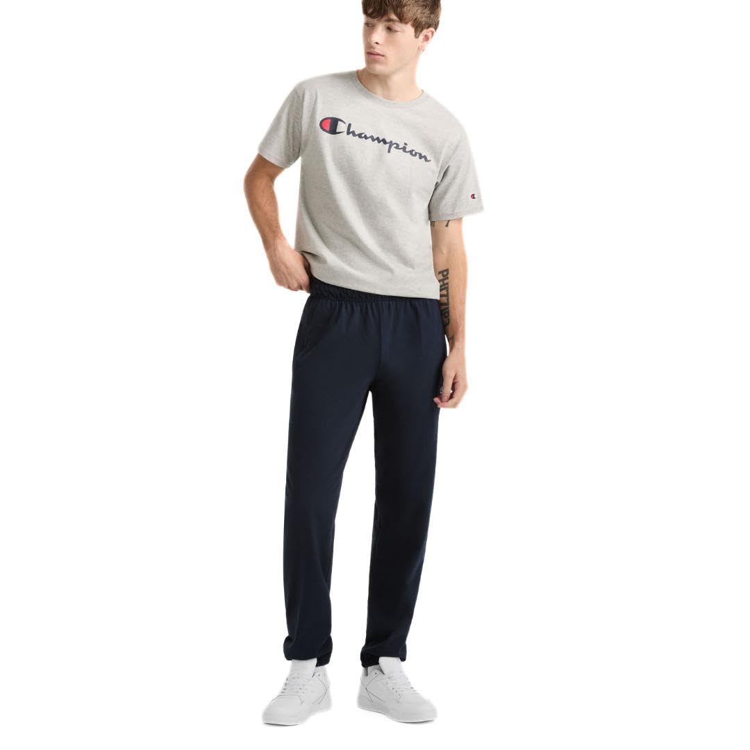 Champion Men's Classic Jersey T-Shirt, Oxford Grey Script, X-Large - Medaid International