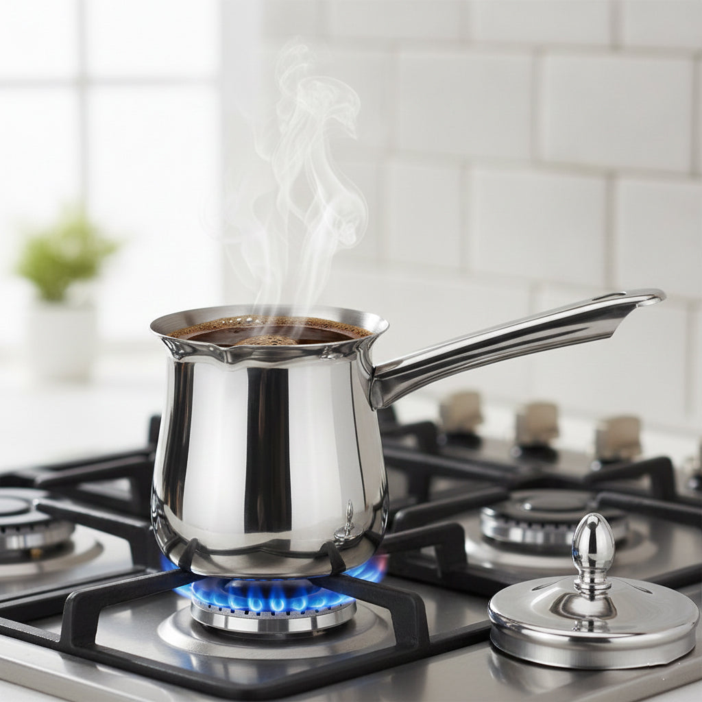 Stainless Steel Turkish Coffee Pot Size:7 – 350 ml