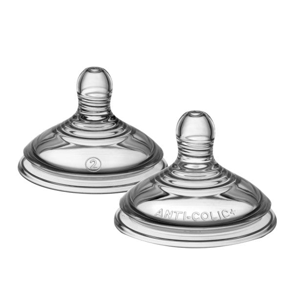 Advanced Anti-Colic Baby Bottle Teats, Medium Flow