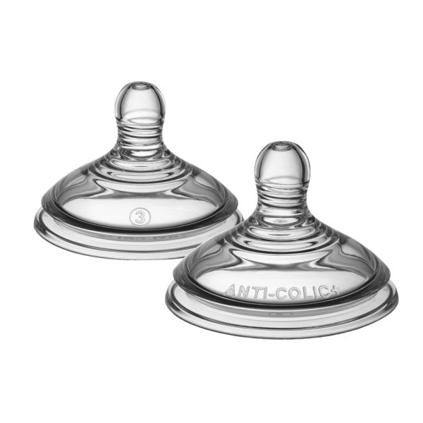 Advanced Anti-Colic Baby Bottle Teats, Fast Flow
