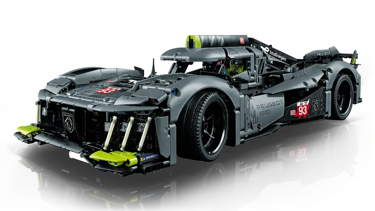 lego PEUGEOT 9X8 24H Le Mans Hybrid Hypercar (42156)