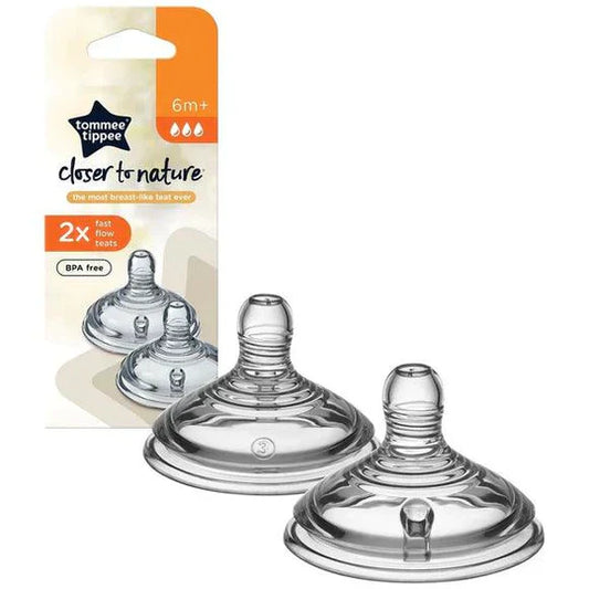 Natural Start Baby Bottle Teats, Thick Flow