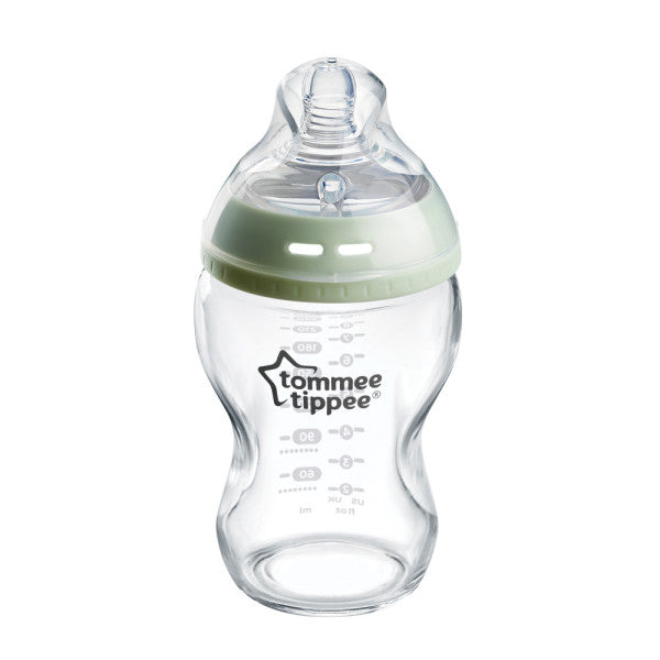 Natural Start Glass Anti-Colic Bottle, 250 ml