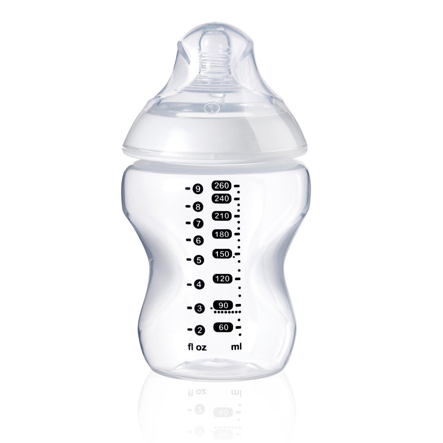Tommee Tippee Closer to Nature Feeding Bottles (0m+) – 2 Pack