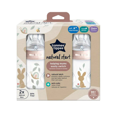 Tommee Tippee - Ctn Bottles 260ml - Girl