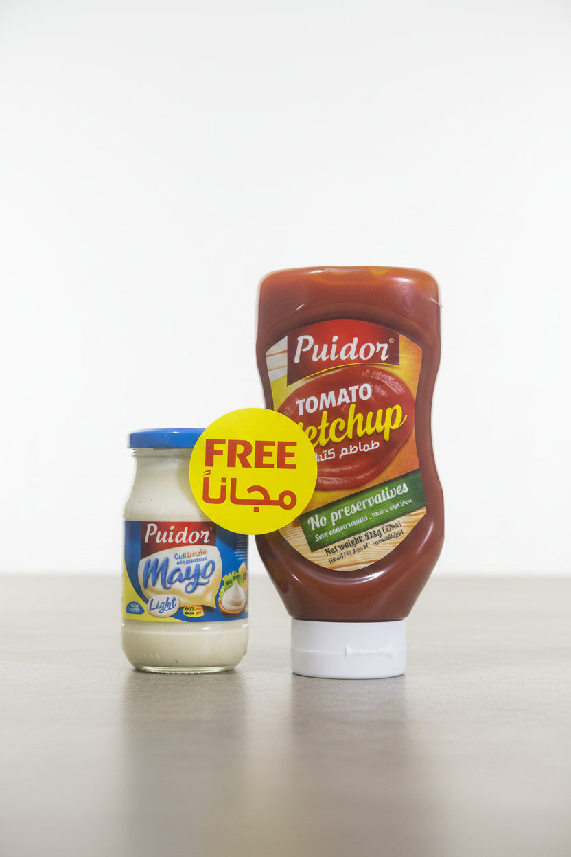 Puidor Tomato Ketchup 820g +Mayonnaise Light 235 ml | Puidor In Lebanon