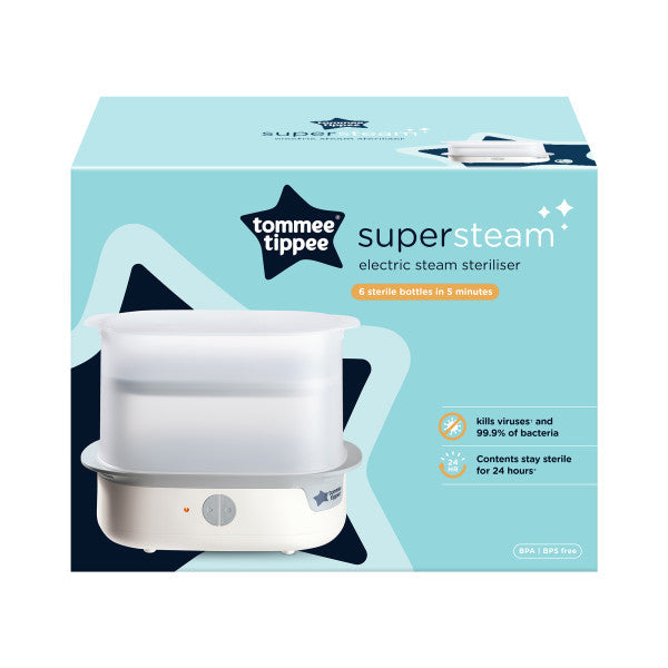 Supersteam Electric Steam Steriliser, White