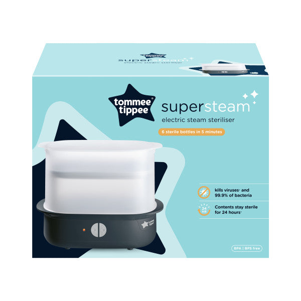 Supersteam Electric Steam Steriliser, Black
