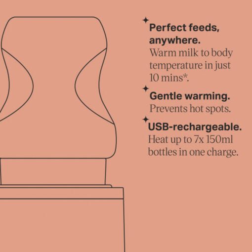 Tommee Tippee - Let's Go Portable Baby Bottle Warmer