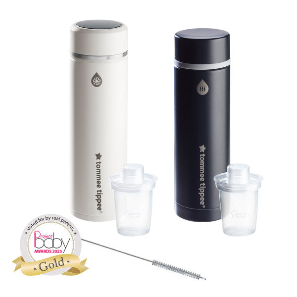 PrepGo Formula Feed Maker Set, Portable Hot and Cool Flasks