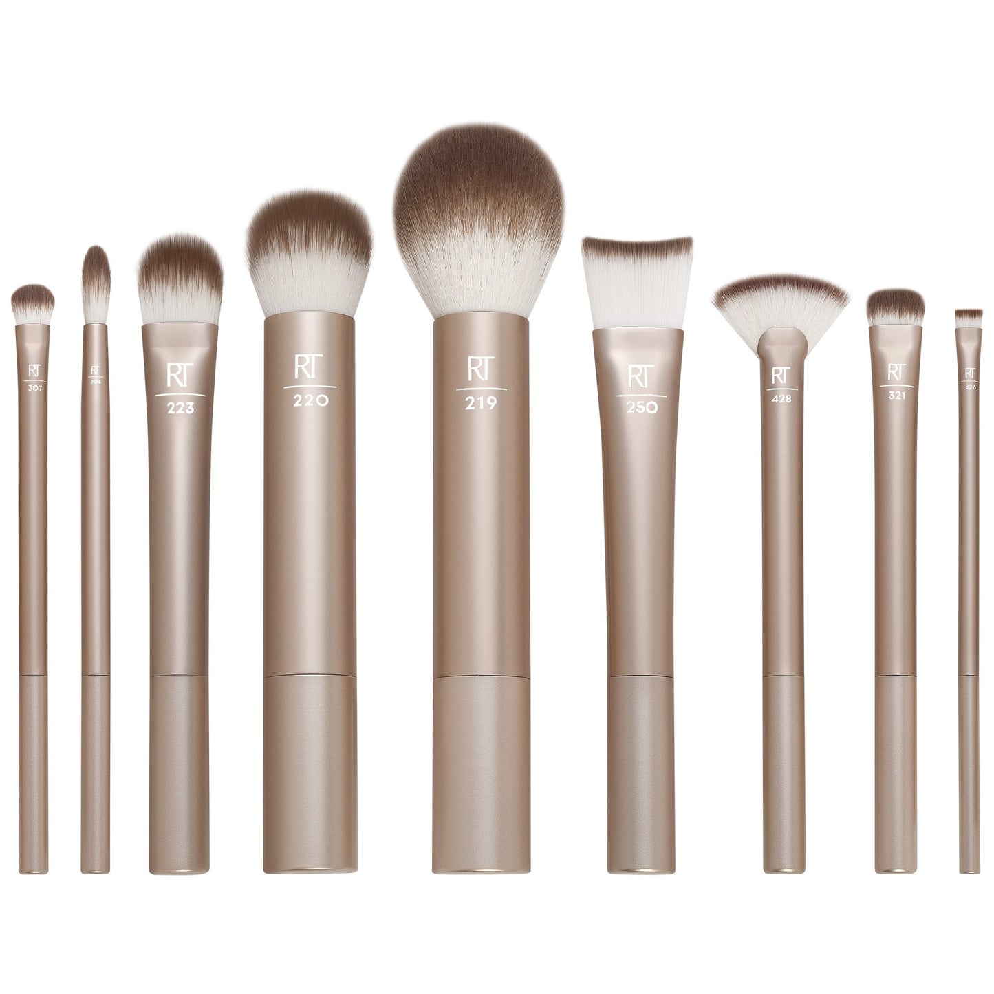 Real Techniques au natural brush kit 9 brushes 264683