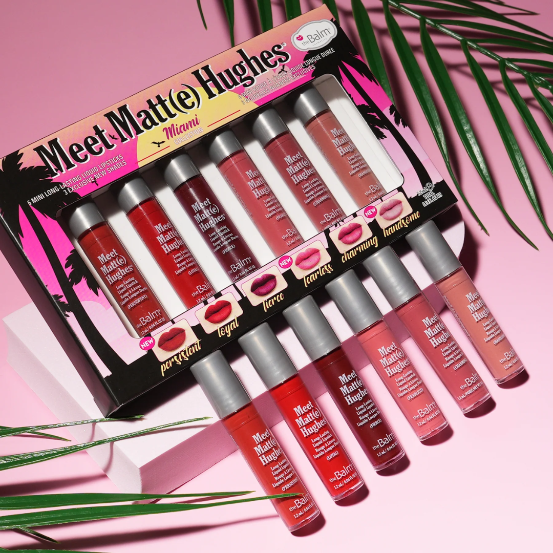 The Balm Meet Matt(e) Hughes 6 Pieces Mini Kit Miami
